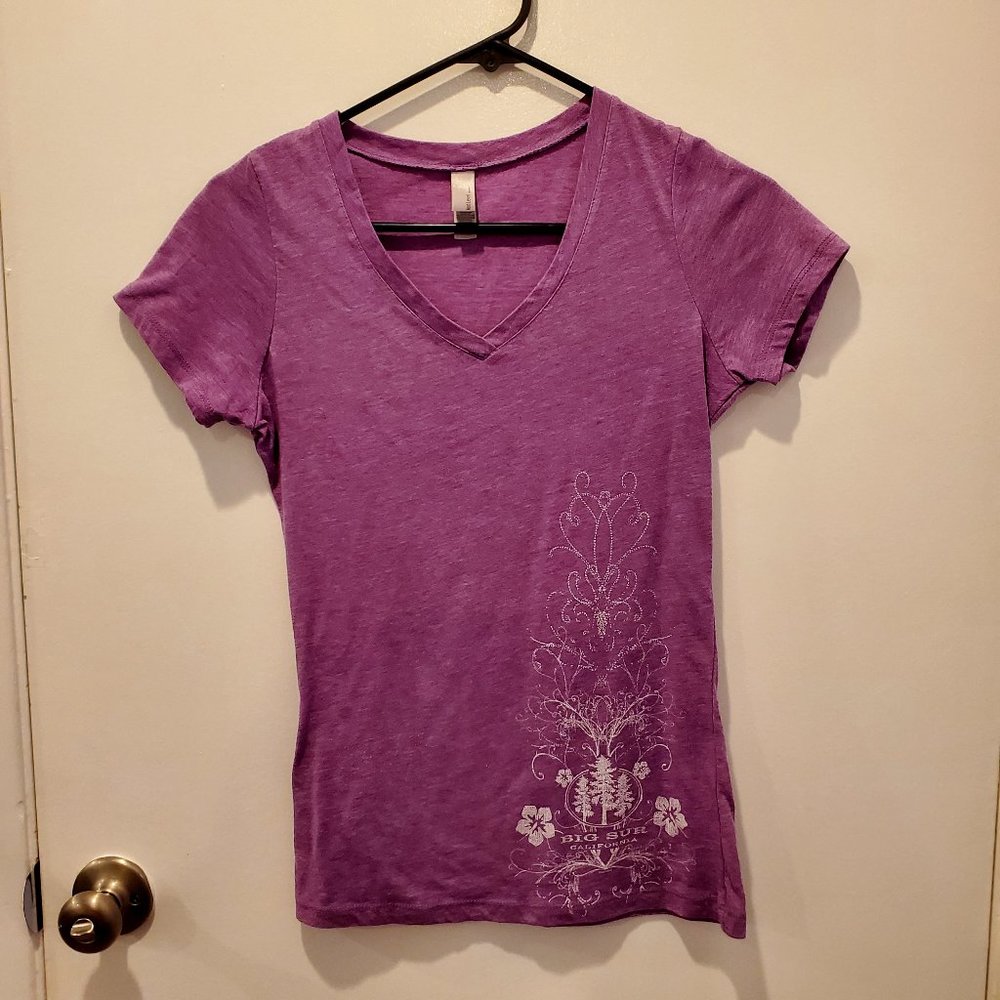 Light Purple T-Shirt with White Detail